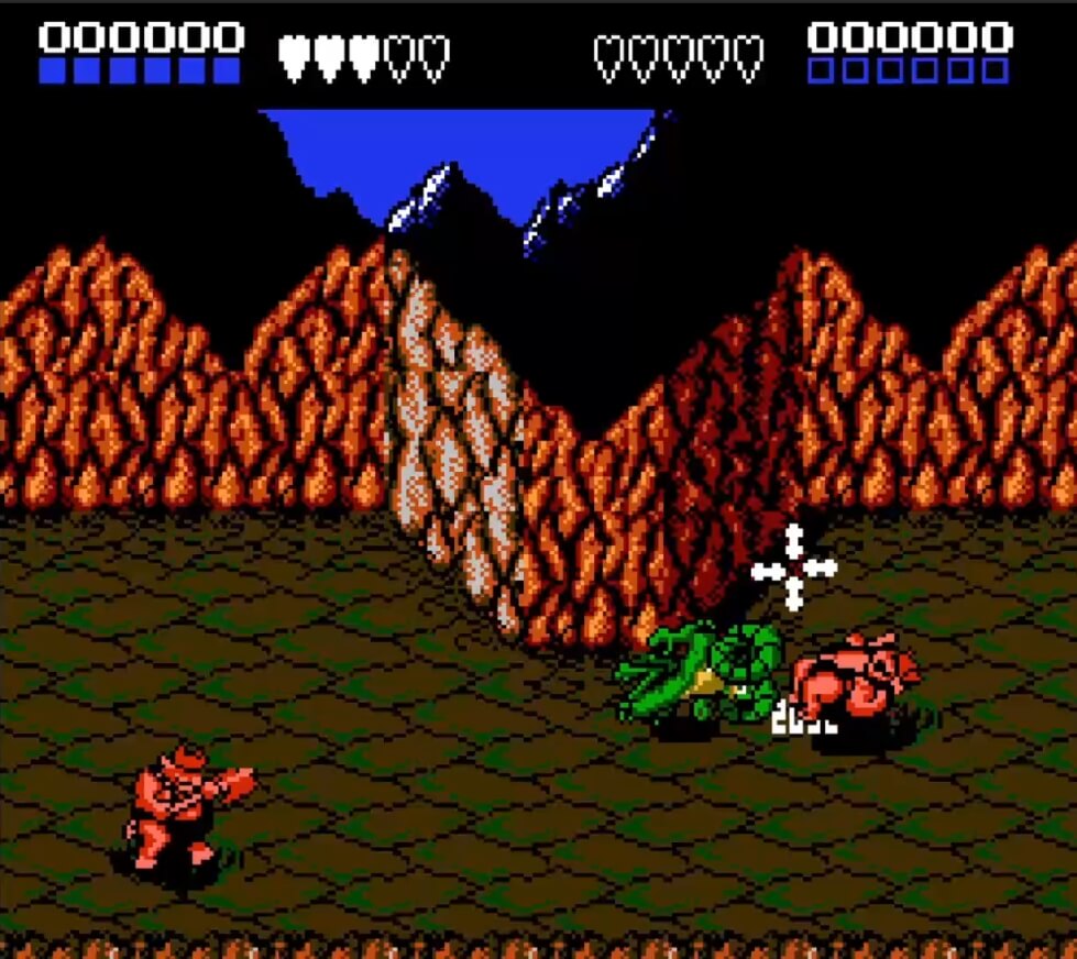 Battletoads - геймплей игры Dendy\NES